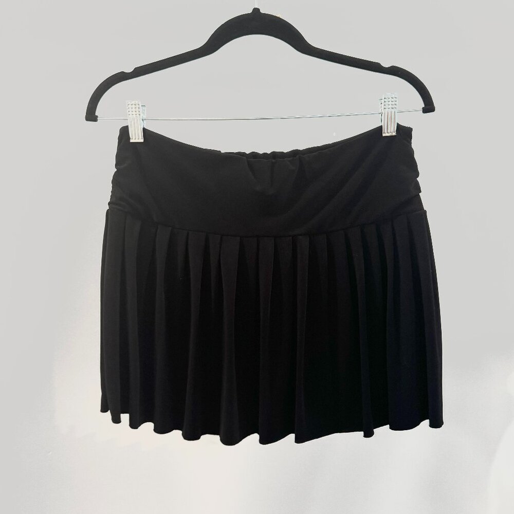Vintage Y2K Star City Pleated Mini Skirt M